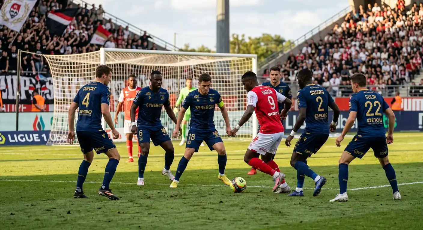 Defensiv organisiertes Mittelfeld-Team in der Ligue 1 mit kompakter Spielanlage