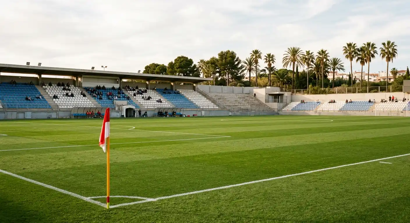 Fußballstadion mit niedriger Auslastung als Bild zur Monaco-Atmosphäre