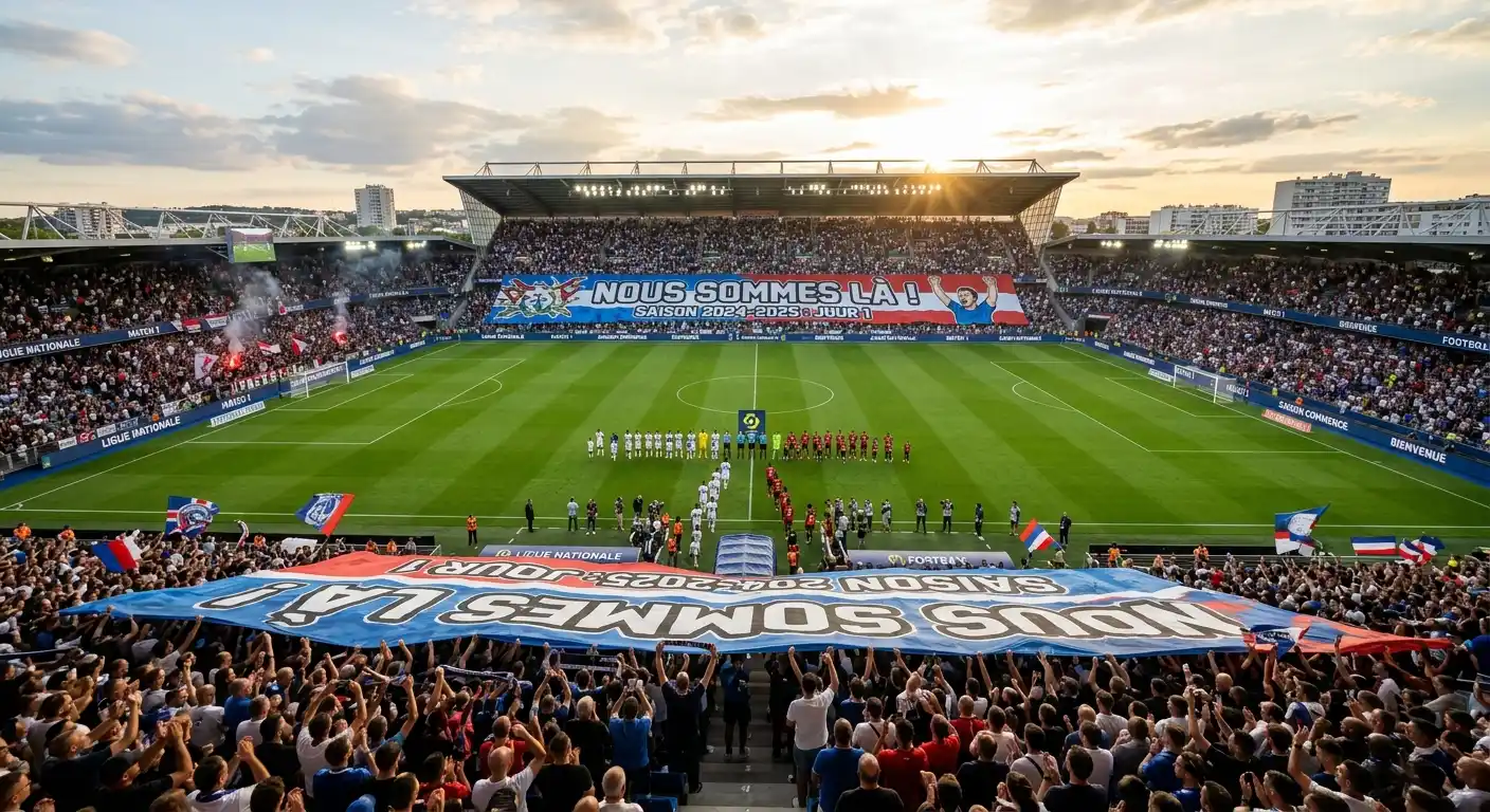 Saisonstart der Ligue 1 mit gefülltem Stadion am ersten Spieltag