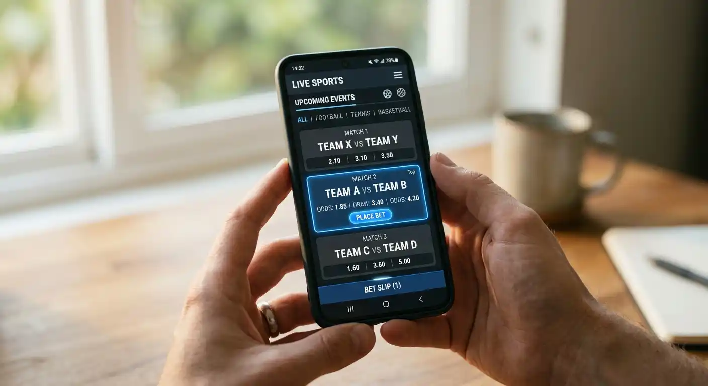 Mobile Wett-App mit Asian-Handicap-Stufenauswahl