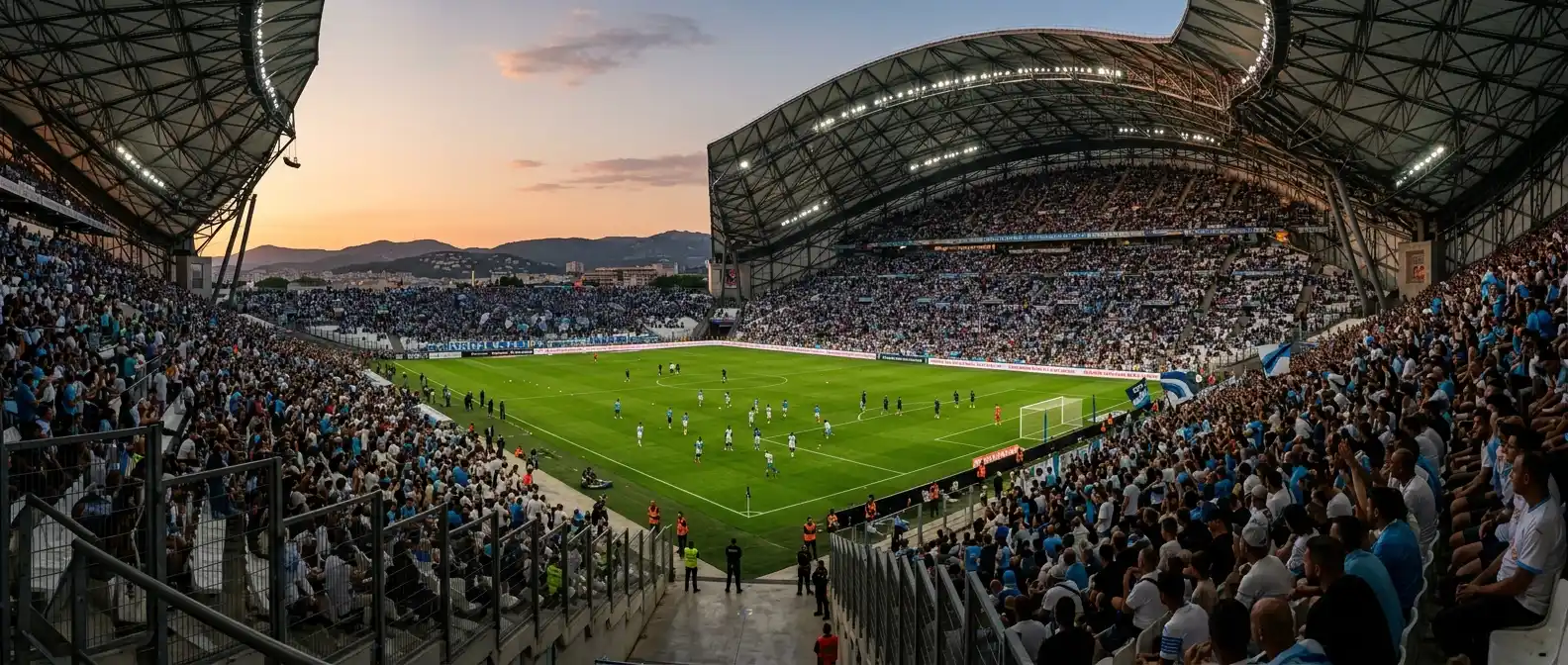 OM-Heimspiel im Stade Vélodrome mit Tor-Bilanz der Saison 2025/26