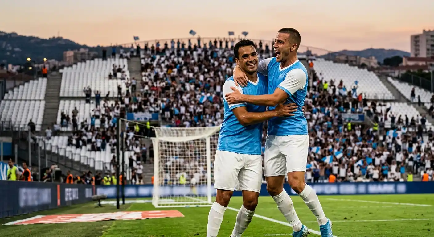 Olympique Marseille Offensive mit Overperformance gegen den Liga-Schnitt