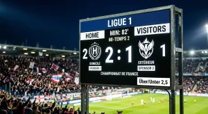 Über Unter 2,5 Tore in der Ligue 1 mit Tor-Statistiken und Team-Mustern