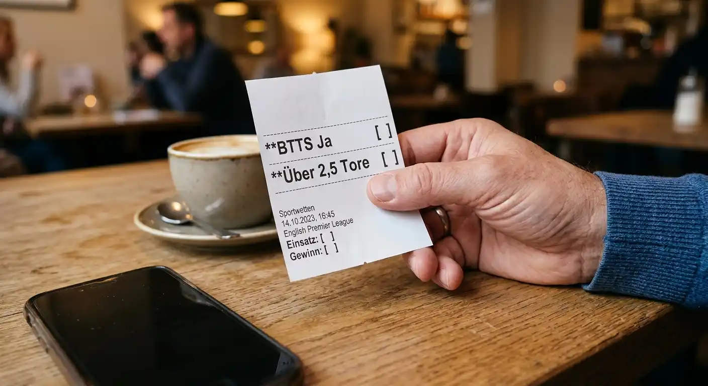 Wettschein mit BTTS-Kombination beim deutschen Wettanbieter